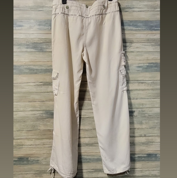 DA-NANG SILK BLEND CARGO PANTS - Picture 2 of 3